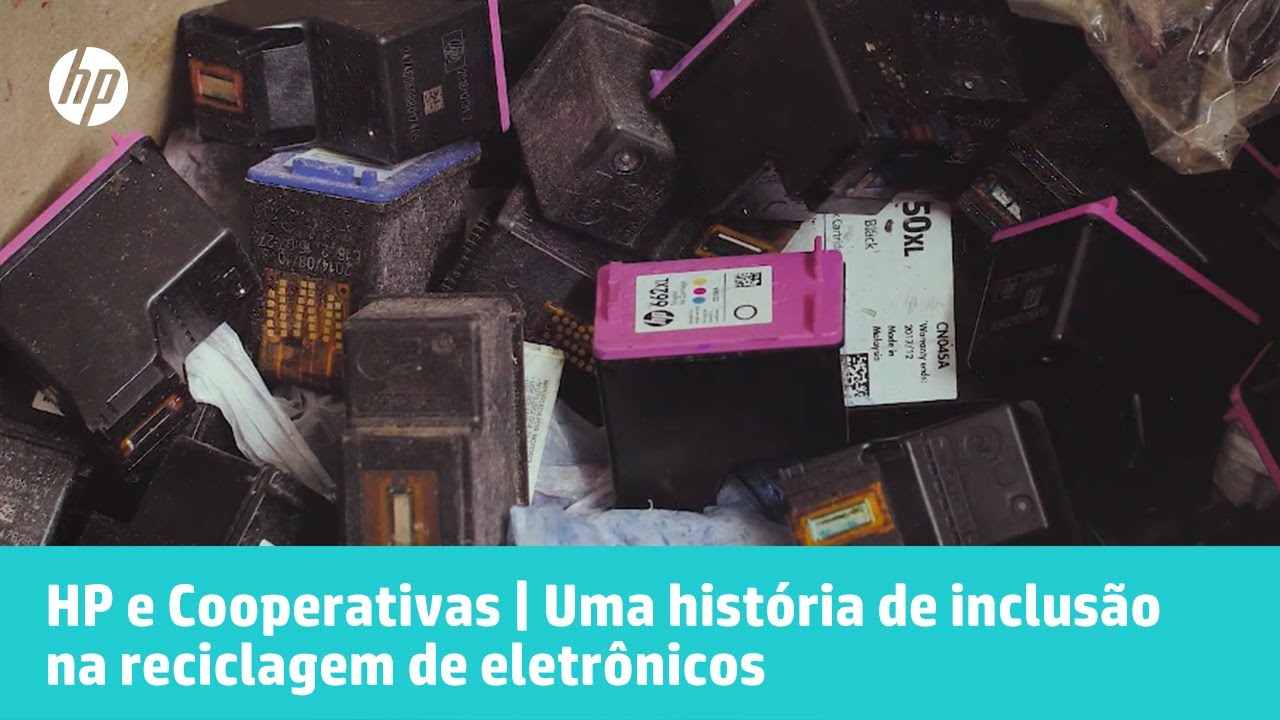 Reinserção de matérias-primas recicladas - HP